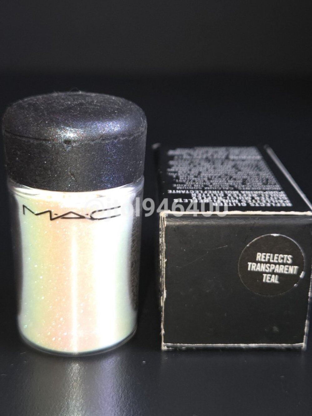 Mac Transparent Teal Glitter